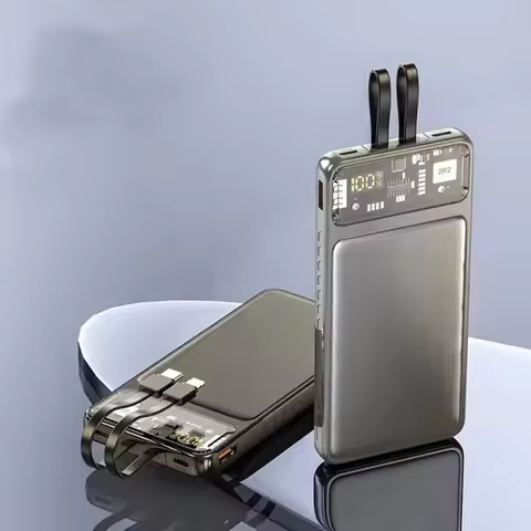 100W Power Bank Case 20000mAh TypeC PD 22.5W Fast Charging Powerbank 1260110 Portable External Batte