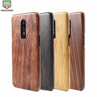 Natural Wood phone case casing Cover for oneplus 6