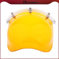 [Phenovo] 3-Snap Bubble Wind Shield Visor for Bonanza Biltwell Motorcycle Helmets