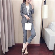 Slim Female Office Wear Fomal Trouser Suite Set