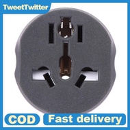 TweetTwitter German Standard Conversion Plug FR AU US UK To EU Euro Korea Universal Travel Adapter H
