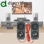 DINGYIFENG 10045 Speaker 8Ohm 5W 2Pcs Double Diaphragm Bass Computer Speaker LED TV Speaker Square Speaker Horn Speakers