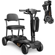 Ultra Lightweight Foldable Electric Mobility Scooter for Adults & Seniors 24 Miles Range, 37.5 lbs A