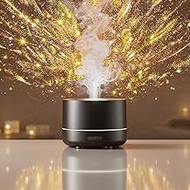 3-in-1 Galaxy Projector Humidifier & Essential Oil Diffuser, 7-Color Rotating Star Night Light with 