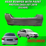 Proton Saga Vvt 2019 - 2023 Facelift (2nd Model) With Paint Rear Bumper PP Plastic Malaysia (ADA CAL
