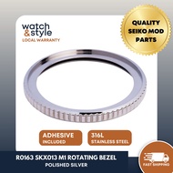 R0163 SKX013 M1 Rotating Bezel - Polished Silver