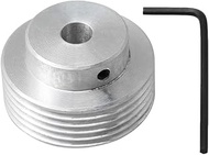 Yibuy Aluminium Pulley 8mm Bore 6 Teeth Silver PJ