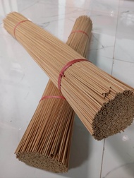 Ruji sangkar burung 2mm panjang 55cm 100pcs semi kulitan bahan bambu