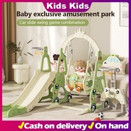 3 in 1 Slide For Kids Playground Set For Kids Outdoor Big Swing For Baby Slide Basketball adjustable