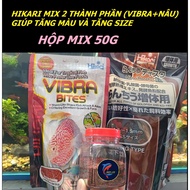 Cám Hikari mix PRO-Thức ăn Hikari Mix Pro giúp tăng màu và tăng sizehỗ trợ tiêu hóa cho cá ĐĩaCầu Vồ