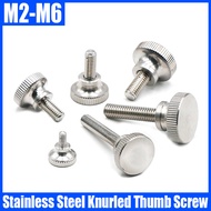 1-5PCS M2 M2.5 M3 M4 M5 M6 303 Stainless Steel Knurled Thumb Screw High Head Hand Tighten Thumb Scre