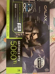 GALAX GeForce RTX 5060 Ti 1-Click OC 16GB 顯示卡