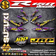 ☭ ⚐ ☁ ❥ ♞,♘Raider 150 decals JRP x Daeng sticker for Suzuki R150 carb / Motorcycle parts and access