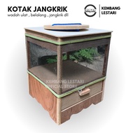 SQUARE CRICKET CAGE CRICKET CONTAINER