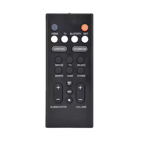 ABS Durable YAS-209 YAS-109 Remote Control For Yamaha Soundbar Speaker ATS-1090 ATS-2090