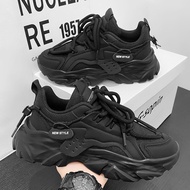 New Style Men's Sneakers Breathable Fabric Height Increasing Cricket - Flat Sole - Shoes