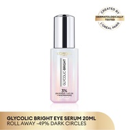 L'OREAL PARIS SKIN CARE Glycolic Bright 3% [GLYCOLIC + VIT CG + NIACINAMIDE] Dark Circle Eye Serum 2