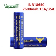 Original VapCell Battery 18650 2600mAh / 18350 11000mah Rechargeable Battery Original