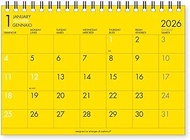 etranger di costarica CLT-G-02 EDC4814 2026 Desktop Calendar, B6, Color, 5.0 x 7.2 inches (128 x 182