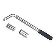 Heavy Duty L Shape Tyre Opener c/w Tyre Nut Socket 17mm-19mm & 21mm-23mm
