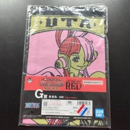一番賞 one piece 海賊王 FILM RED MORE  BEAT G賞 毛巾 週邊配飾 NO.2 美音 & 路飛 [平行進口]