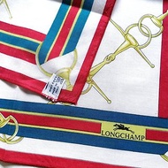 Longchamp Vintage Handkerchief Pocket Square 17 x 17 inches