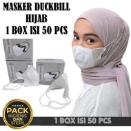 Masker Duckbill Hijab /Masker Duckbill 3Ply/Masker Duckbill Dewasa