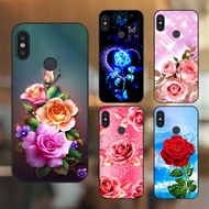 Xiaomi Redmi Note 5, Note 5 Pro Case With Black Border Printed Rose Image