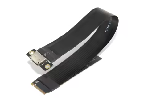 15cm 20cmM.2 NVME to Oculink PCIE 4.0 X4SFF-8612 SFF-8611 Laptop Graphics Card Expansion Cable for G