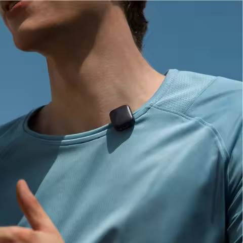 Wireless microphone, one to two wireless collar microphone live interview vlog