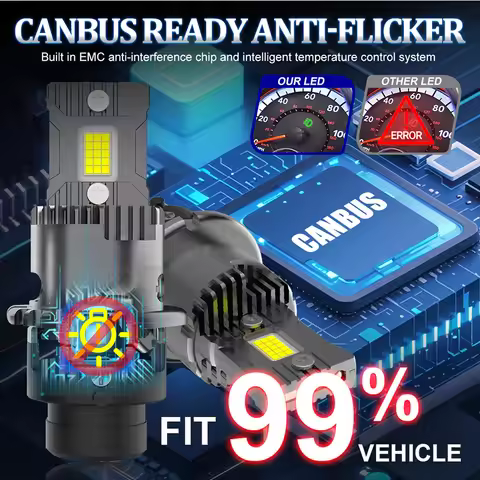 D2S D4S D1S D3S D5S LED Headlight Bulbs 100W Canbus LED Car Lamp D1R D2R D3R D4R D5R Auto Light Plug