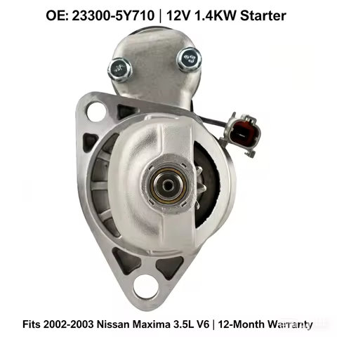 12V 1.4KW 11T CCW Starter Motor OE 23300-5Y710 M0T87181 Lester 17779 For Nissan Maxima Teana Infinit