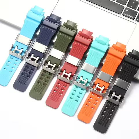 Rubber Watch Strap For Casio G-Shock GA-1000 GW-4000 GA1100 G1400 Watchband Men's Sport Waterproof S