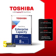 Toshiba Internal HDD (8TB) Enterprise Capacity Hard Drive – MG Series 3.5" MG 7200rpm 512MB SATA Har