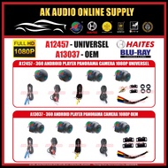 Haites 360 Panorama Universal / OEM Camera 1080P Android Player Kereta 4side Camera - A12457 / A1303