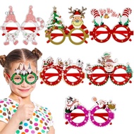 CH* Christmas Glasses Plastic Santa Gnome Decorative Sunglasses Kid Party Costume Accessories Photo 