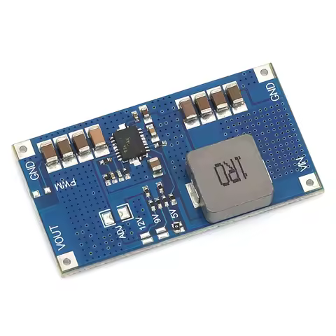 Liludin TPS61088 DC High Power Lithium Battery Step Up Boost Board Power Supply Module 5V 9V 12V Swi