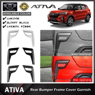 Modish Perodua Ativa Rear Bumper Frame Cover Rear Reflector Lamp Garnish Accessories