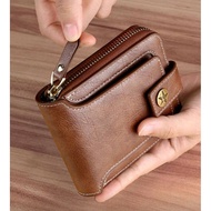 Men's leather wallet, size as pictured