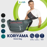 TORCH Koriyama Tas Pinggang Selempang Konser Ringan Anti Air Pria Wanita - Waistbag Sling bag Waterp