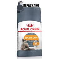 😻 ROYAL CANIN HAIR & SKIN REPACK 1KG 😻