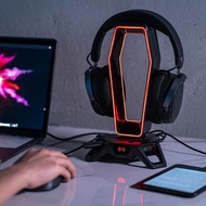Hub Taofo Technology Co., Ltd. BG Gaming Earphone Holder RGB Luminous Headphone Holder 7.1 Sound Car