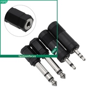 Convenient 4PCS Stereo Headphone Adapter Converter 3 5mm to 6 35mm 6 3mm 14 Inch