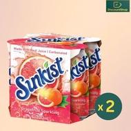 Sunkist 新奇士西柚汁汽水(330mlx 4) x 2