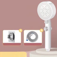 High Pressure Shower Head 5 Mode Adjustable One-key Stop Water Shower Head