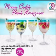 Tupperware Allegra Sparkling Glass Luxury Original