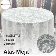 💝H Fabrics Factory💝NEW ARRIVAL!🎉Alas Meja Sulam-Table Runner European and Painting Style Washable La