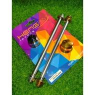 Heng  gold  bolts rear nut &front axle set for mio sporty/soulty/Nouvo/fino