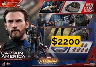 Hot Toys Captain America 美國隊長 MMS481 會場版 全新圓貼未開未拆袋 Infinity War 無限之戰 Movie Promo Edition MMS-481