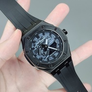 GM-2100 GM-2100AP#14 BLACK TMJ CUSTOM TO AP ,STAINLESS STEEL HEAD/RUBBER STRAP/ATUOLIGHT/PREMIUM COP